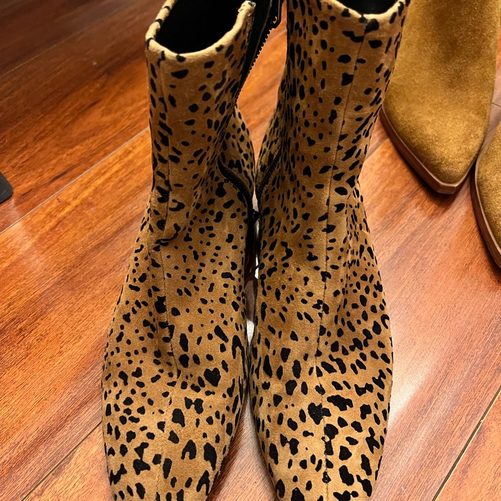 Rag & Bone Leopard Print Ankle Boots